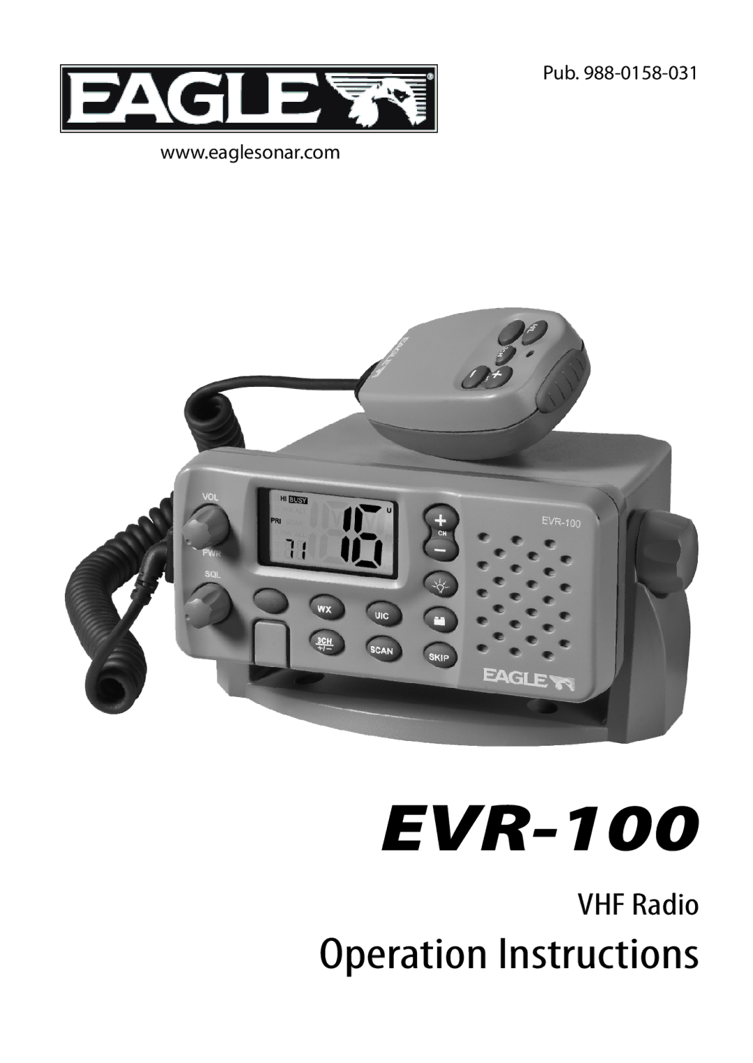 Eagle Electronics EVR-100 manual 