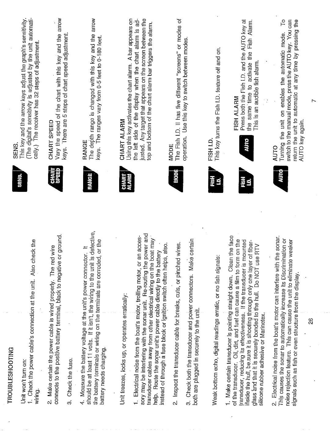 Eagle Electronics Fish I.D. II manual 