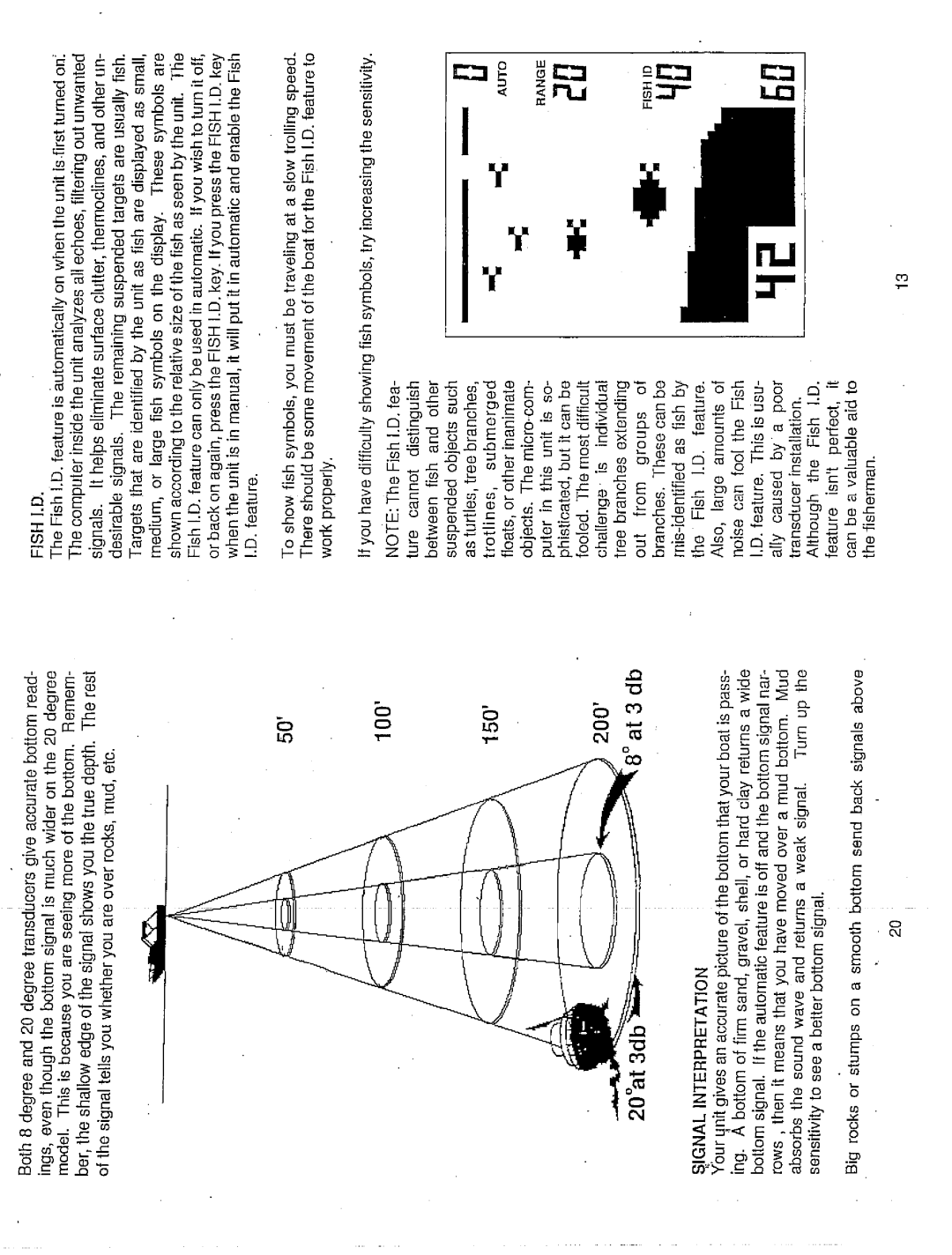 Eagle Electronics Fish I.D. II manual 