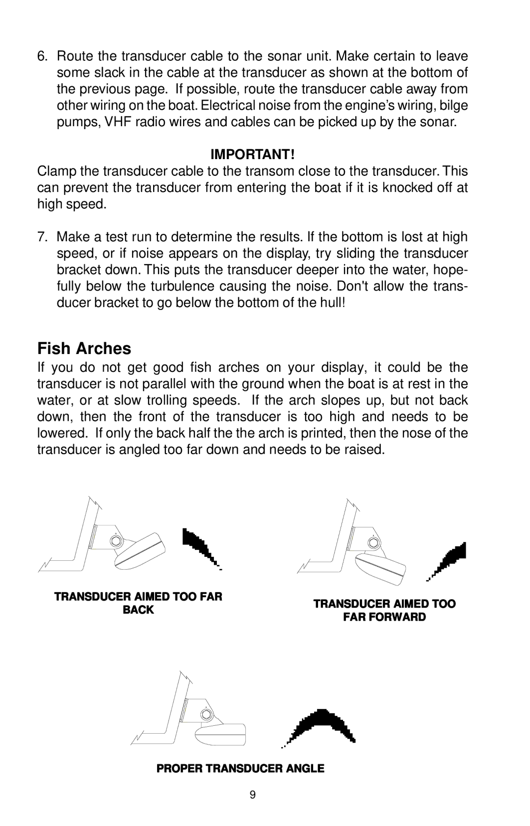 Eagle Electronics ID 128 manual Fish Arches 