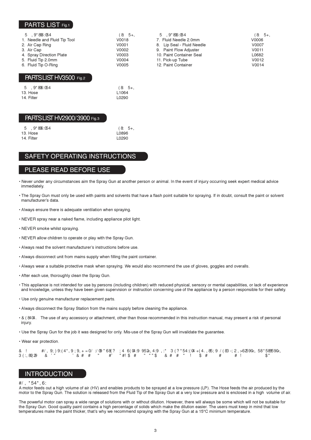 Earlex HV3900, HV3500, HV2900 Parts List, Safety Operating Instructions Please Read Before USE, Introduction, Concept 