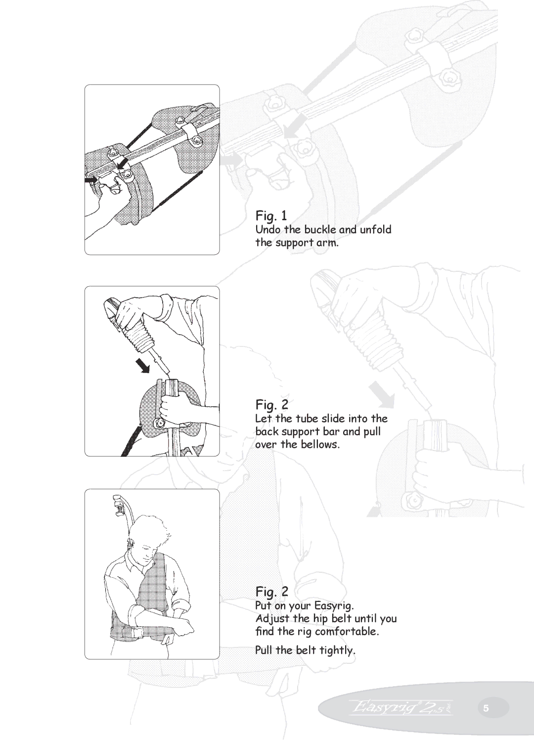 Easyrig Camcorder Tripod manual 