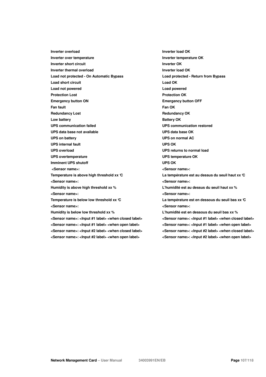 Eaton Electrical 34003991EN/EB user manual Ups Ok 