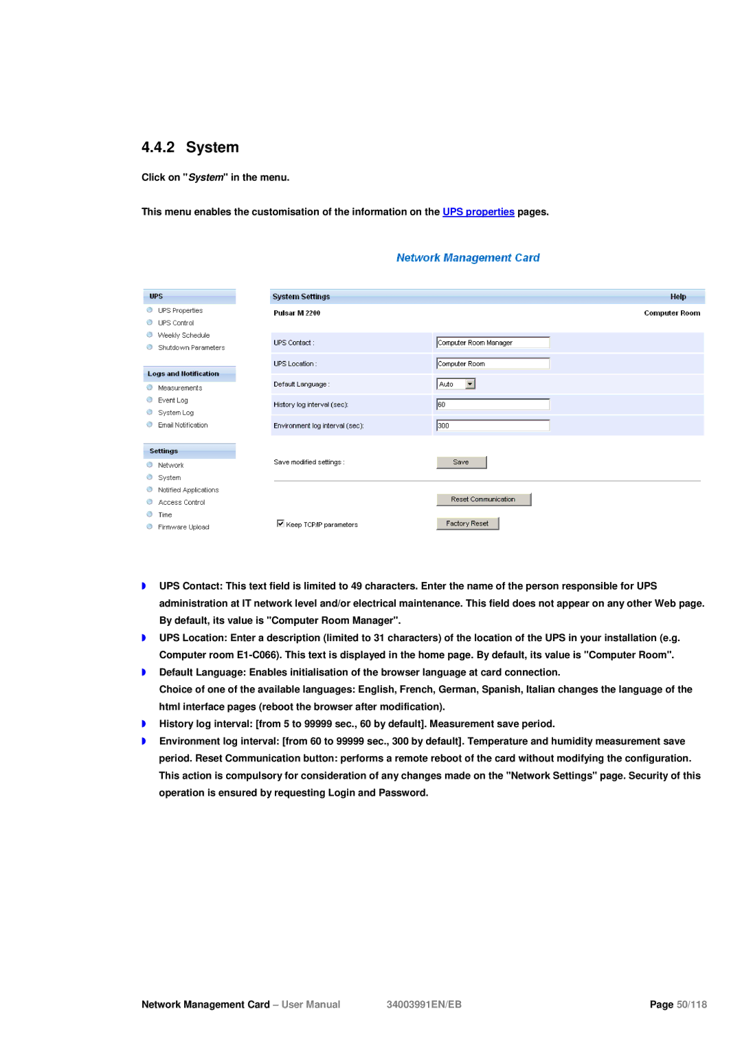 Eaton Electrical 34003991EN/EB user manual System 