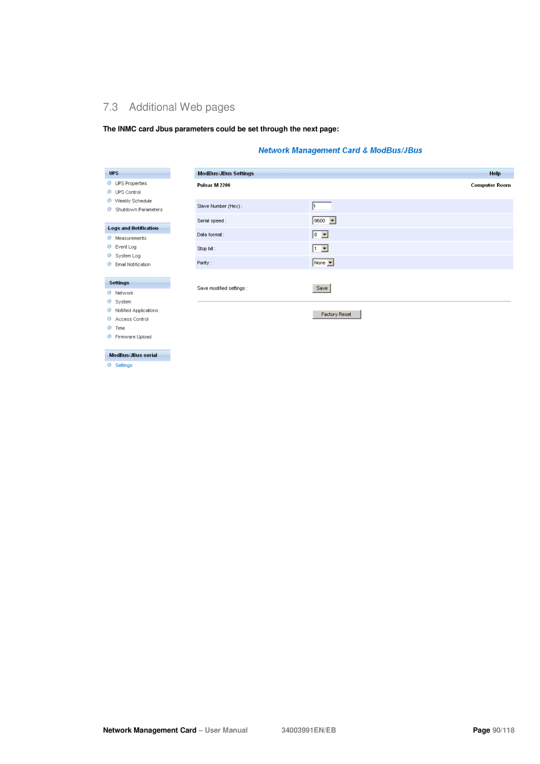 Eaton Electrical 34003991EN/EB user manual Additional Web pages 