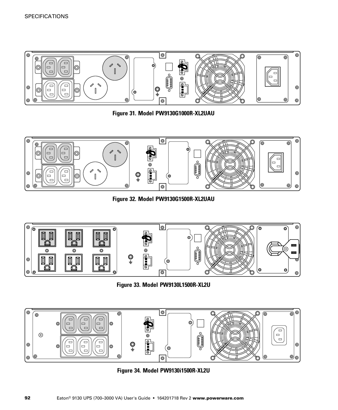 Eaton Electrical manual Model PW9130G1000R-XL2UAU 