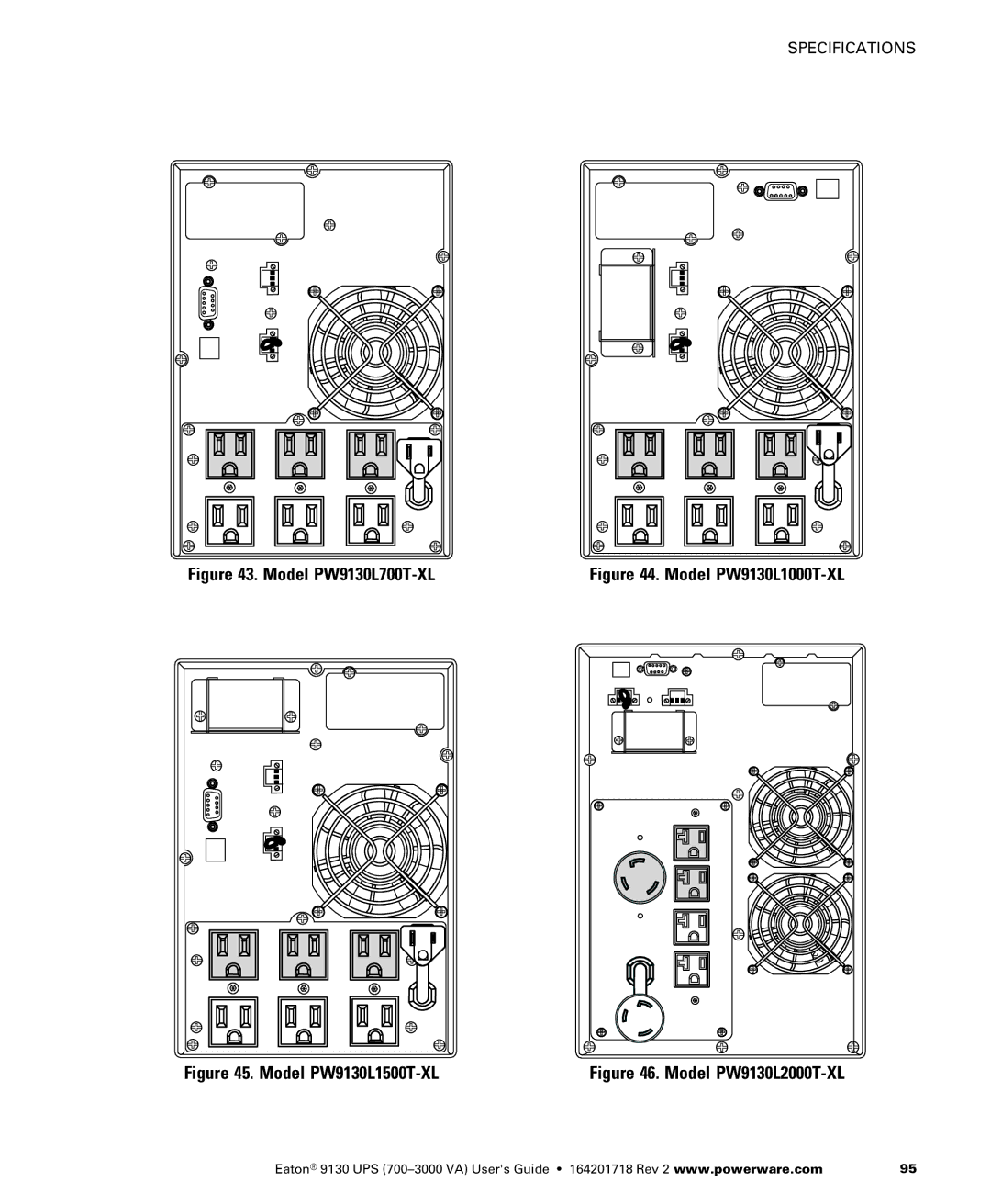 Eaton Electrical manual Model PW9130L1500T-XL 