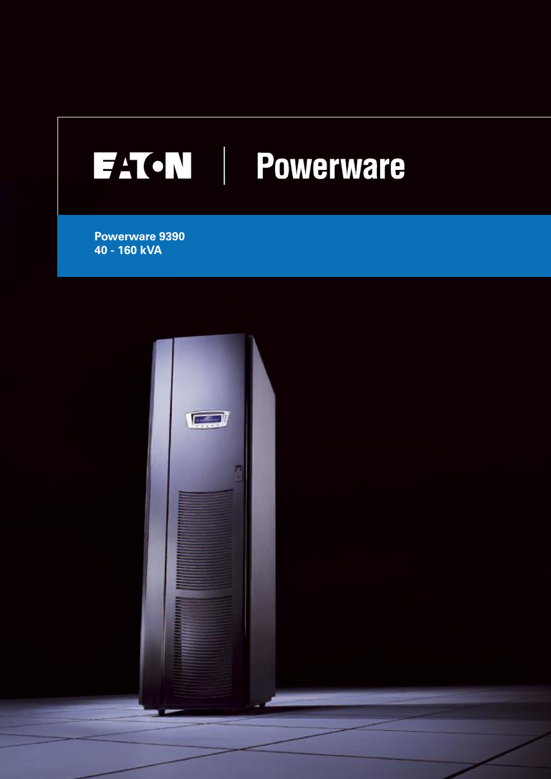 Eaton Electrical manual Powerware 9390 40 160 kVA 