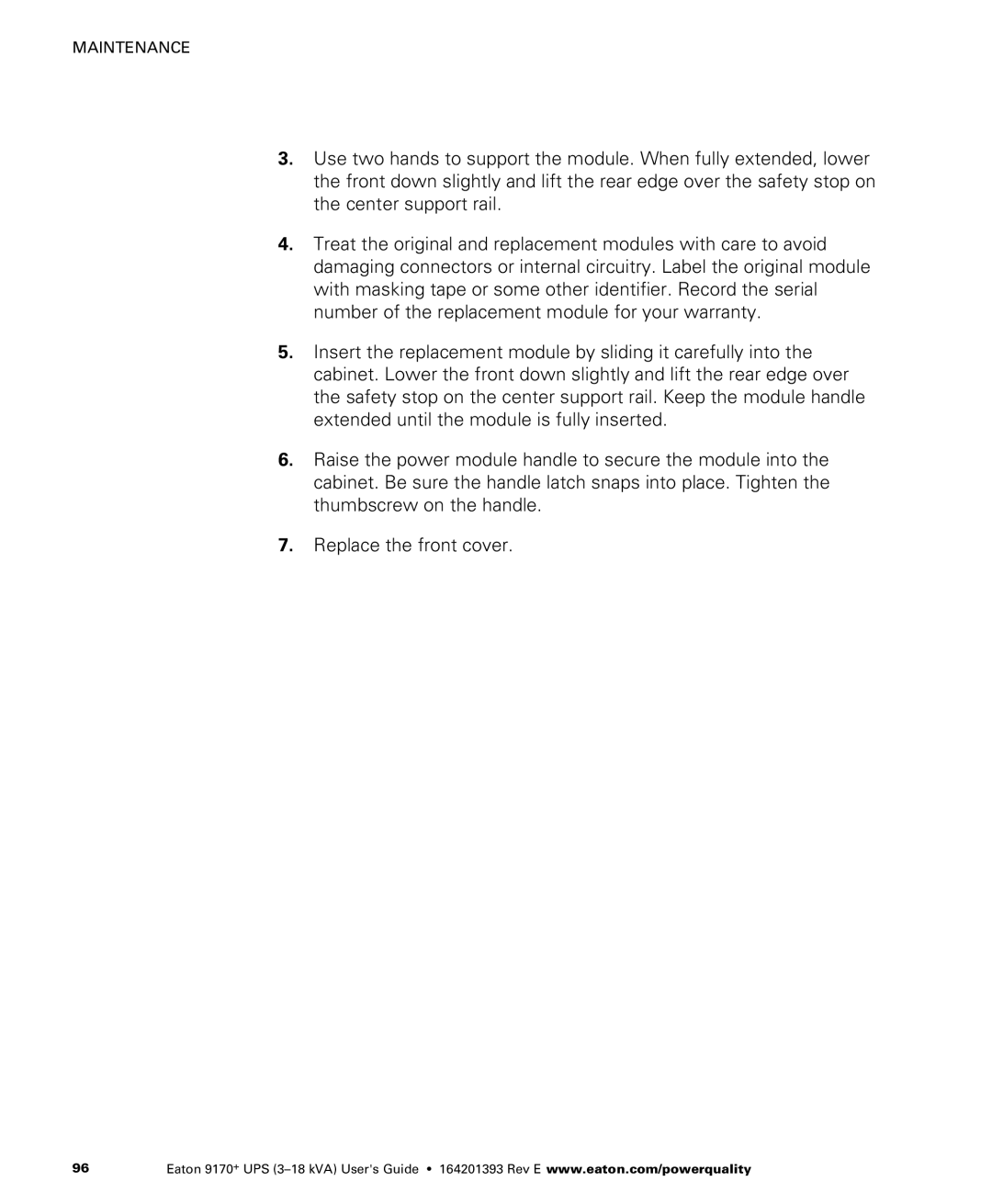 Eaton Electrical ASY0567, ASY0673, ASY0529, ASY0674 manual Maintenance 