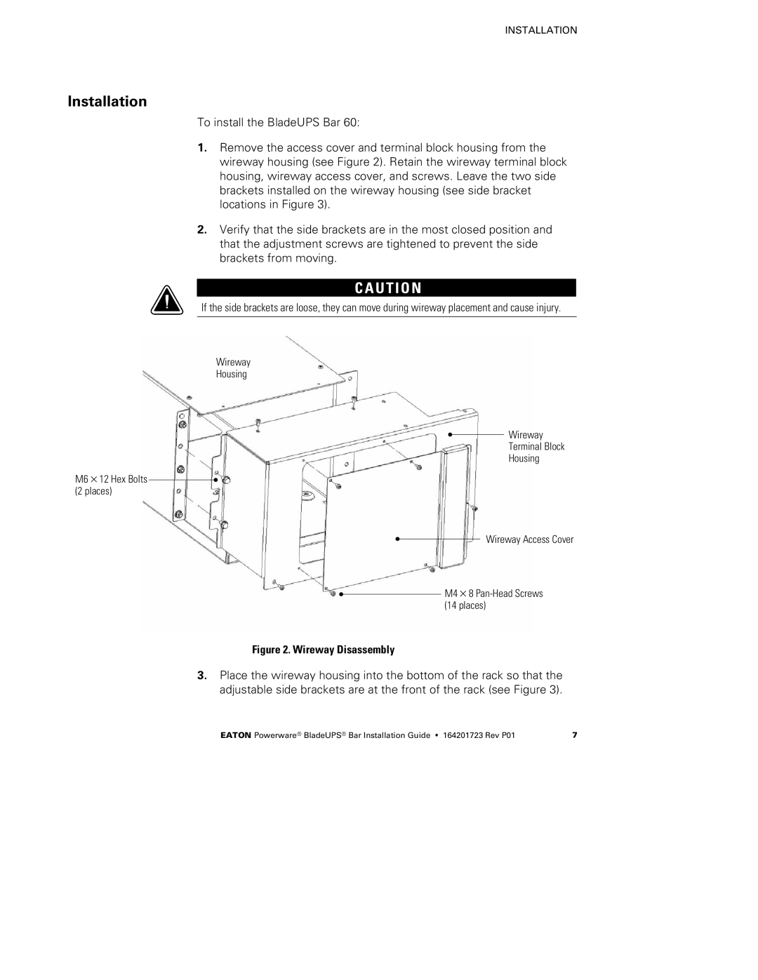 Eaton Electrical BladeUPS Bar manual U T I O N 