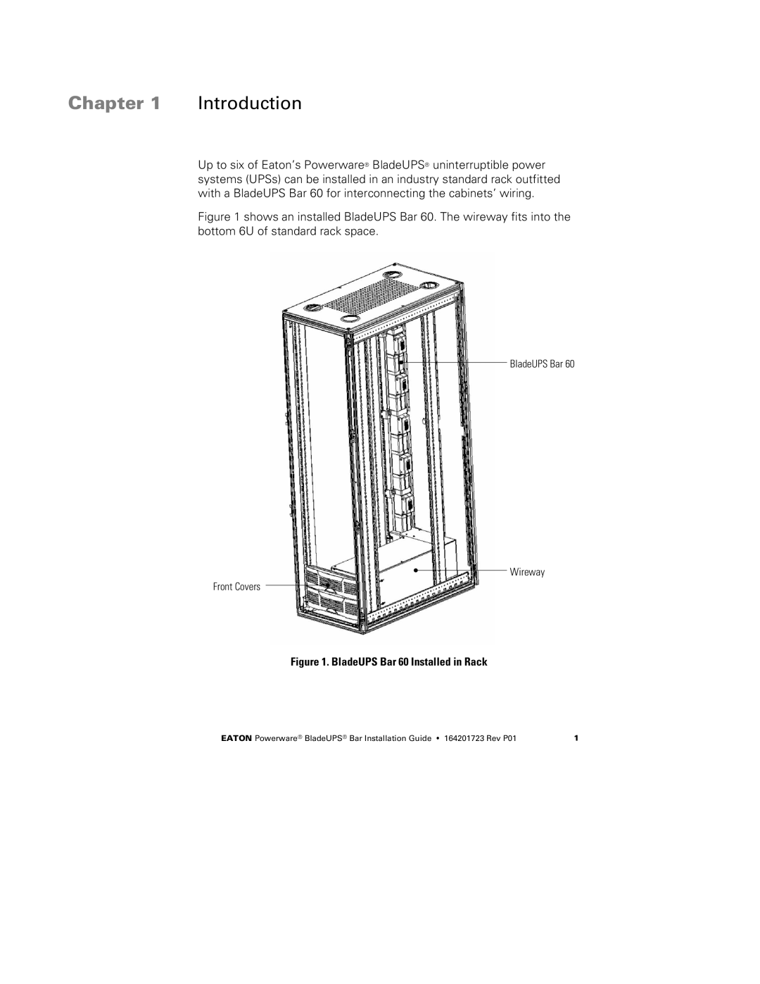 Eaton Electrical BladeUPS Bar manual Chapter Introduction 