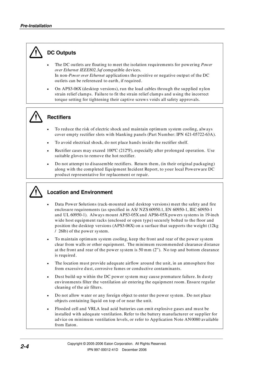 Eaton Electrical SC200 manual DC Outputs 