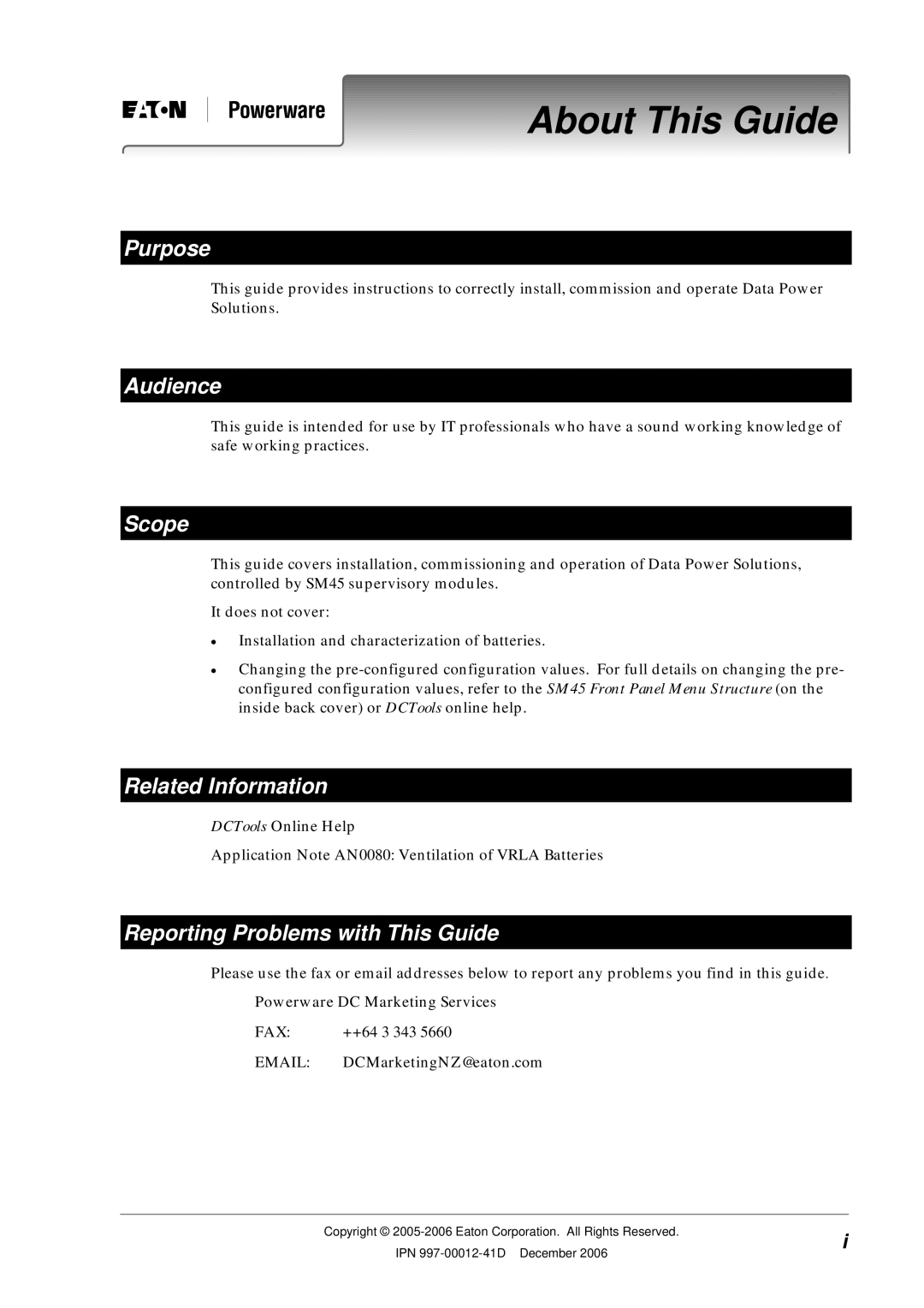 Eaton Electrical SC200 manual About This Guide 