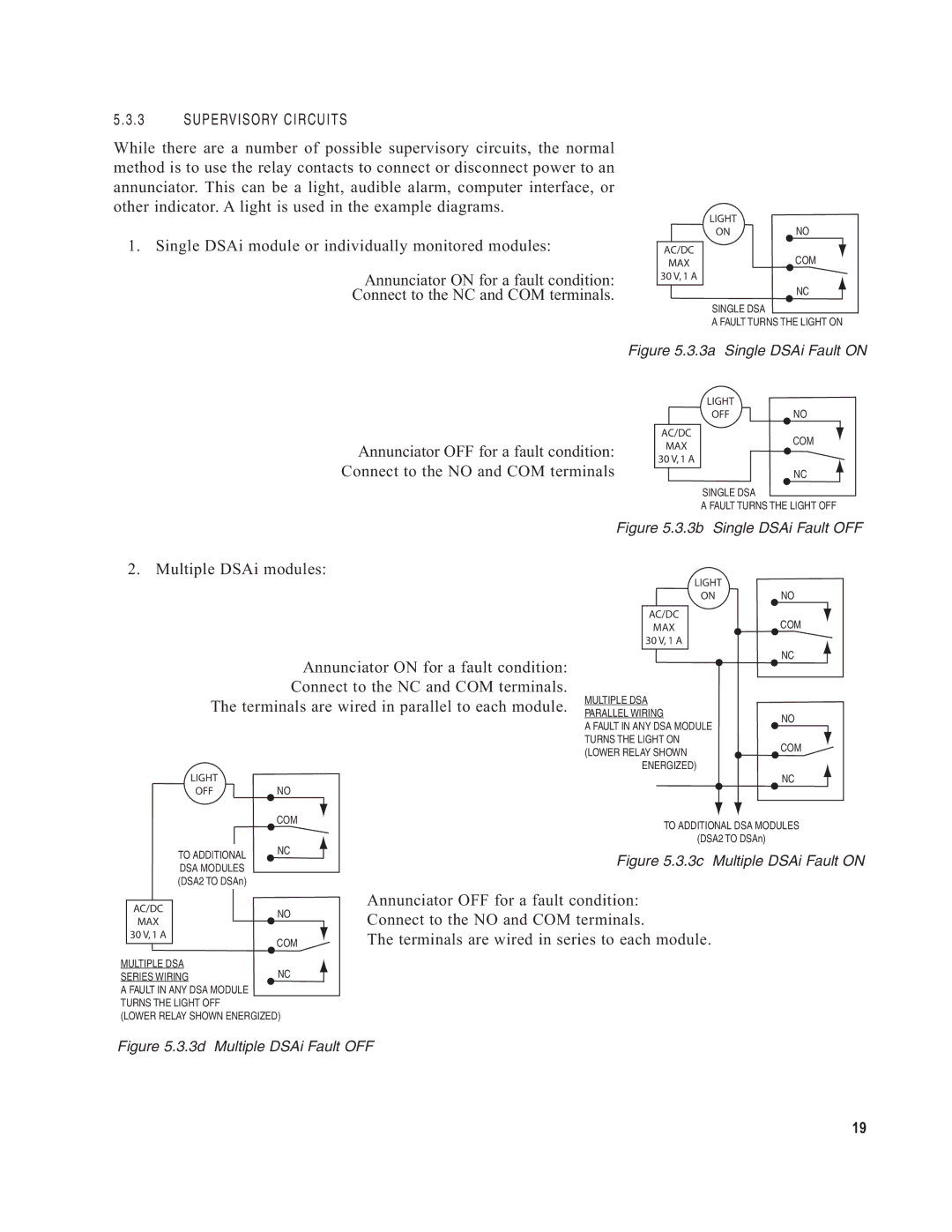 EAW DSA230i, DSA250i owner manual 3a Single DSAi Fault on 