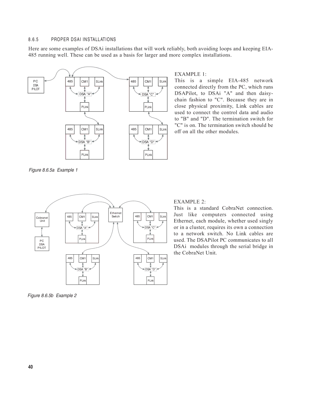 EAW DSA250i, DSA230i owner manual Example 