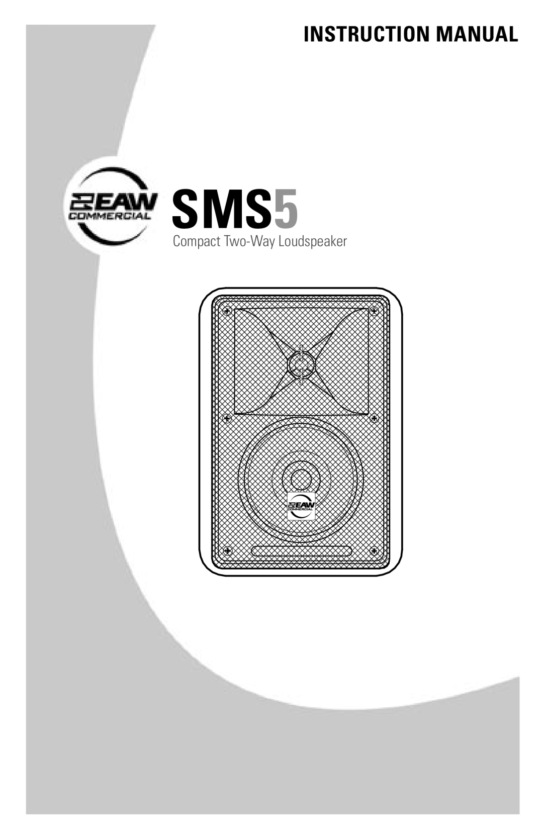 EAW SMS5 instruction manual 