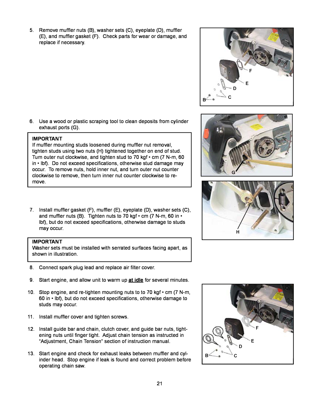 Echo CS-360T, CS-330T instruction manual Connect spark plug lead and replace air filter cover 