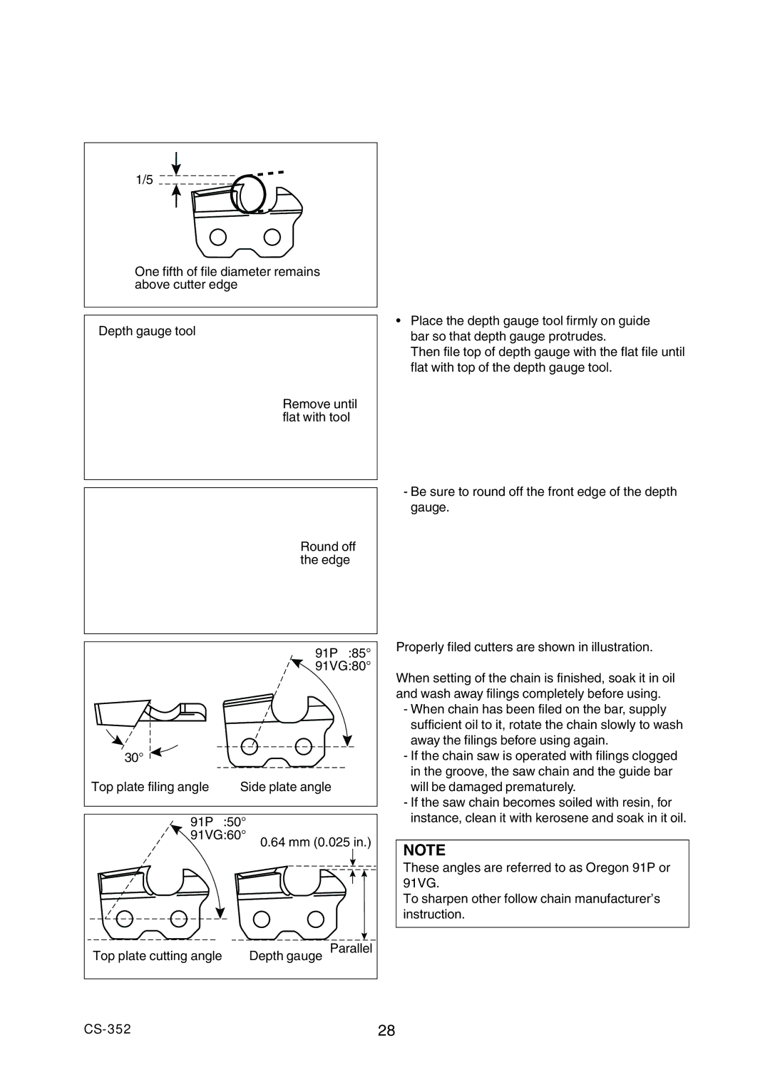 Echo CS-352 instruction manual 