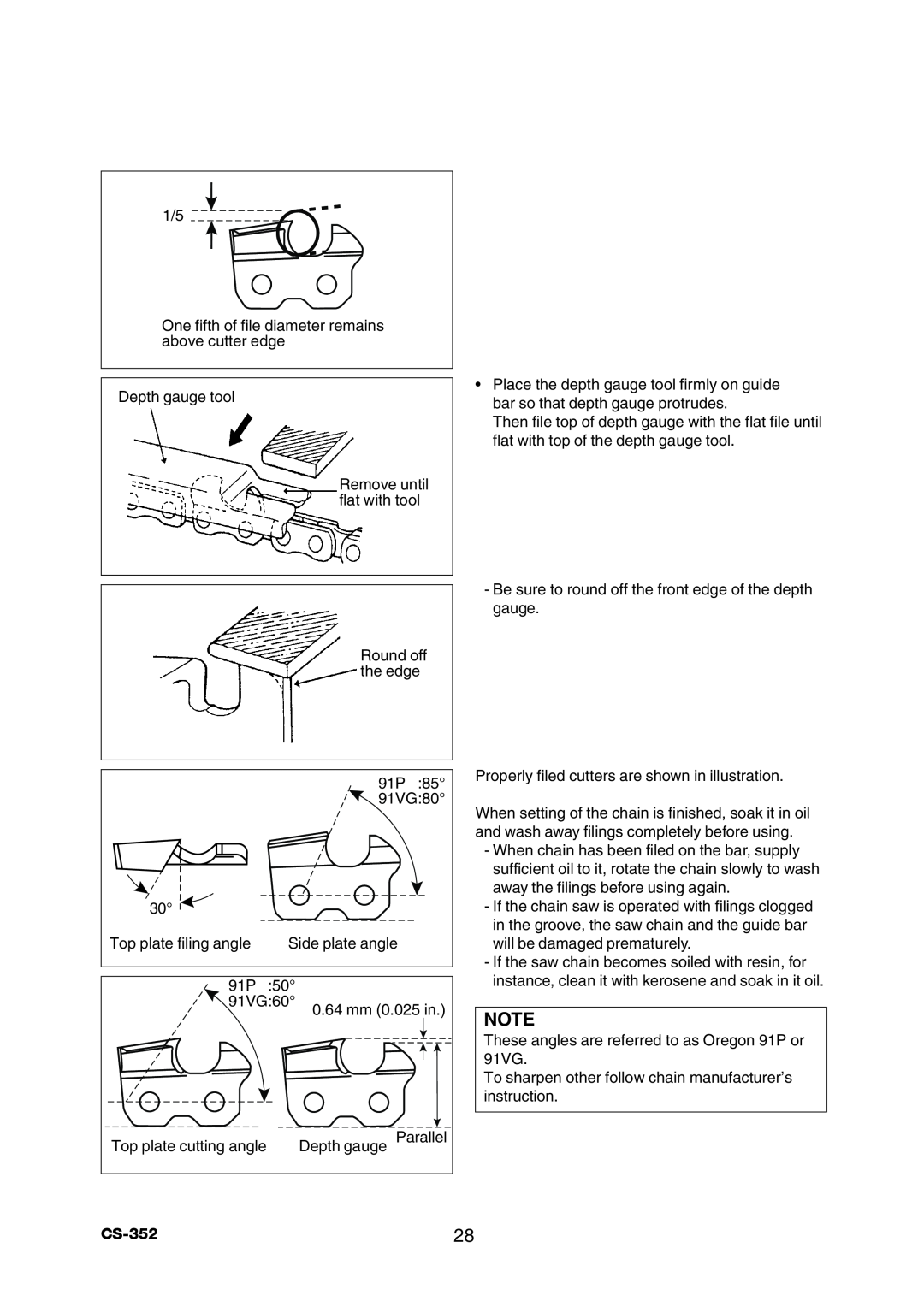 Echo CS-352 instruction manual 