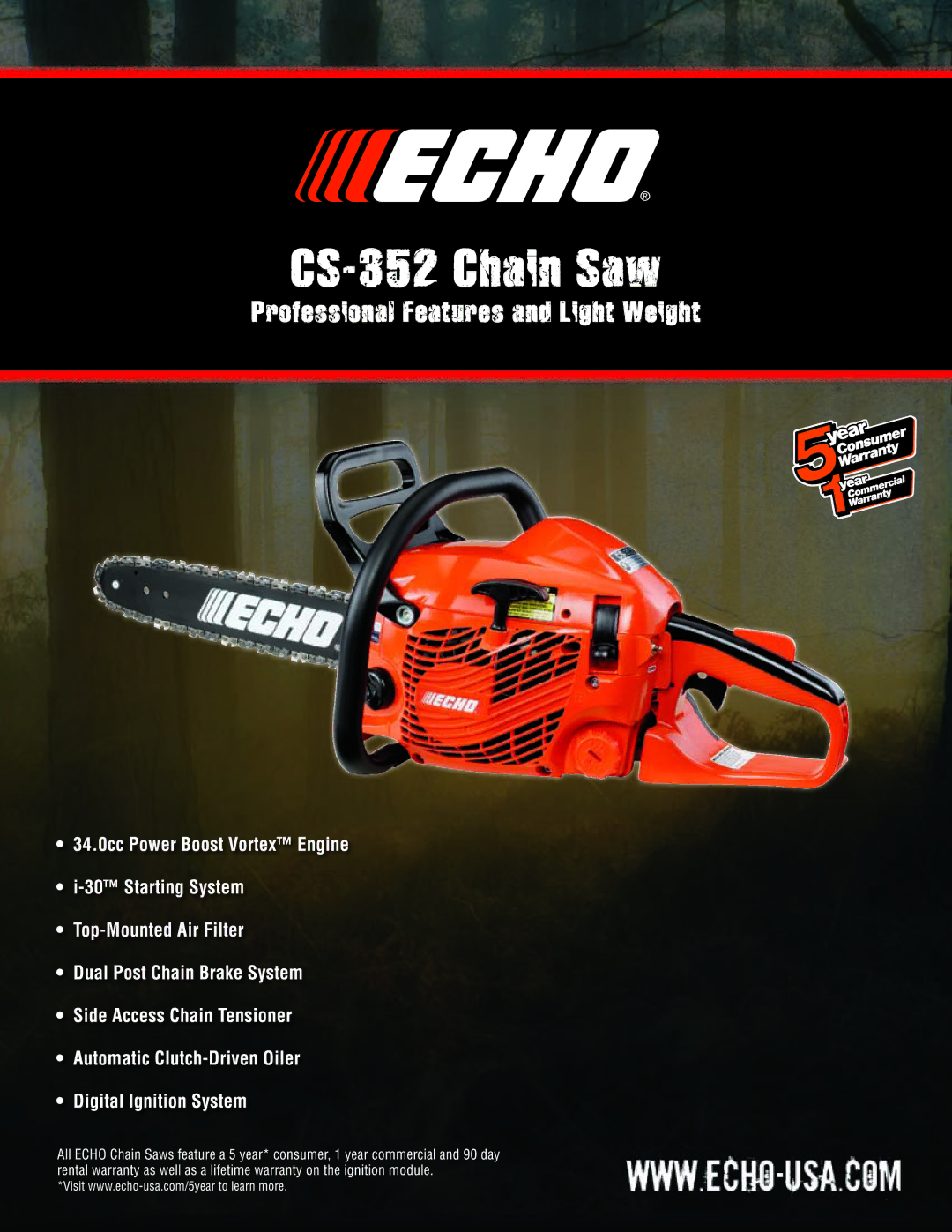 Echo CS-356 manual 