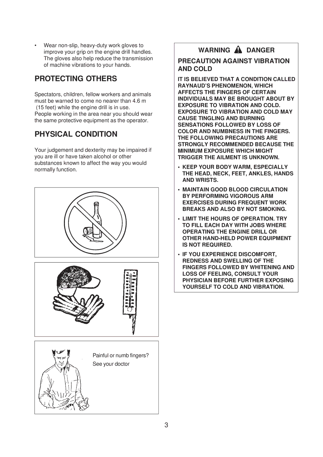 Echo ED-200 manual Protecting Others, Physical Condition 