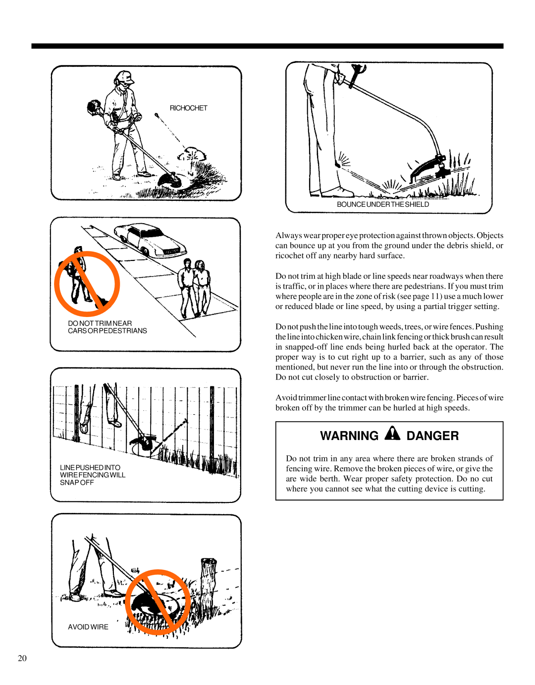 Echo GRASS/WEED TRIMMER BRUSHCUTTER and CLEARING SAW manual 