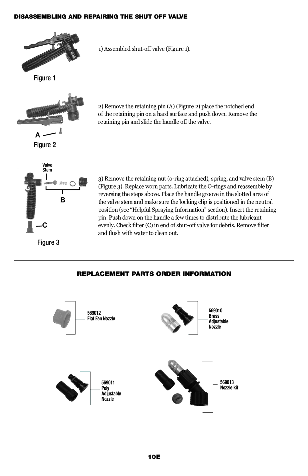 Echo MS-53BPE manual Disassembling and Repairing the Shut OFF Valve, Assembled shut-off valve Figure 