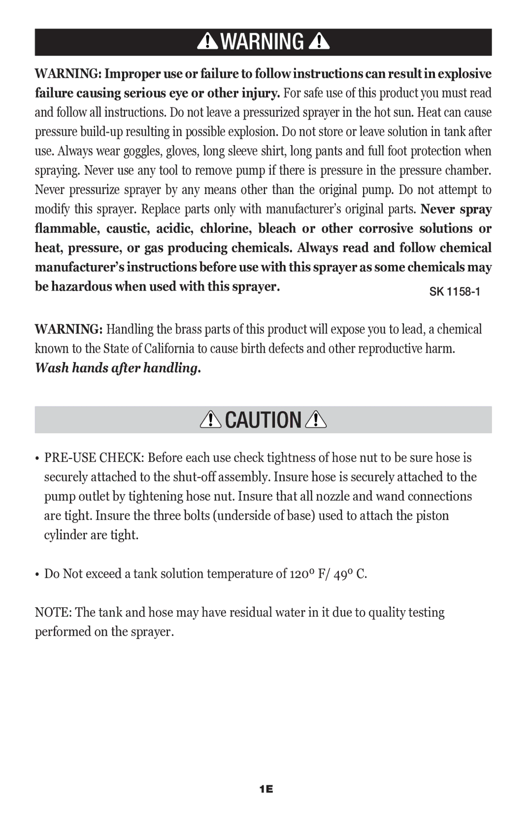 Echo MS-53BPE manual Wash hands after handling 