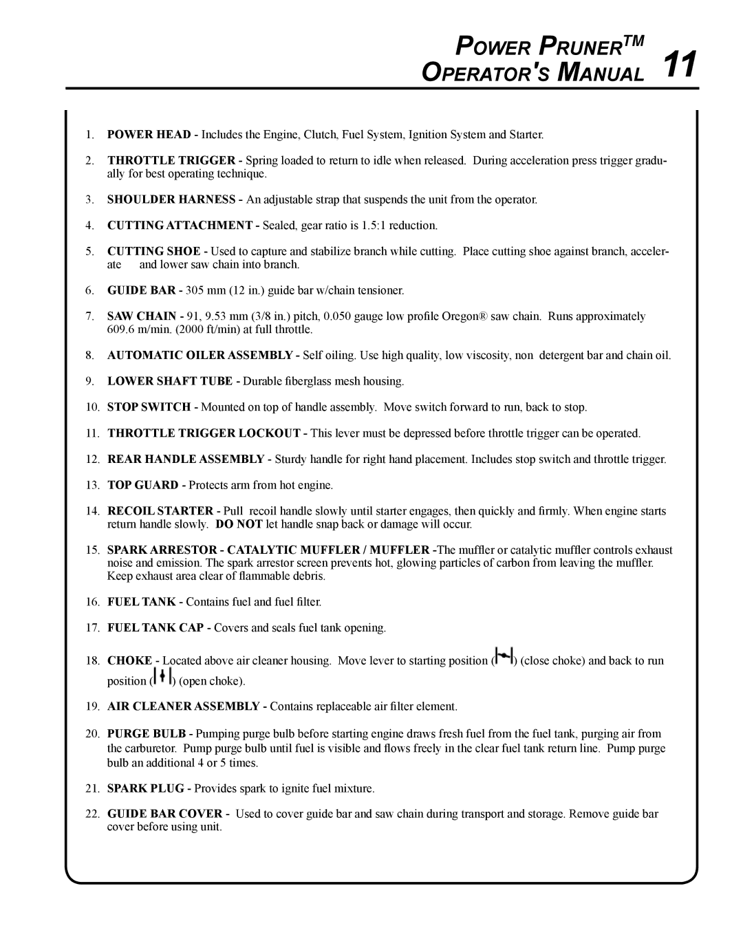 Echo PPT-265H manual Power PrunerTM Operators Manual 