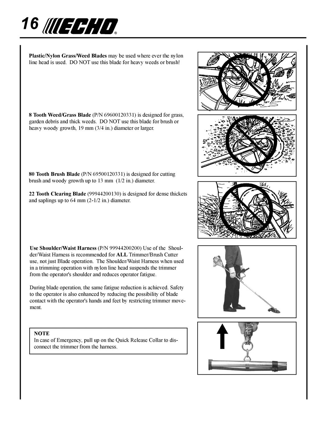 Echo SRM - 225U manual 