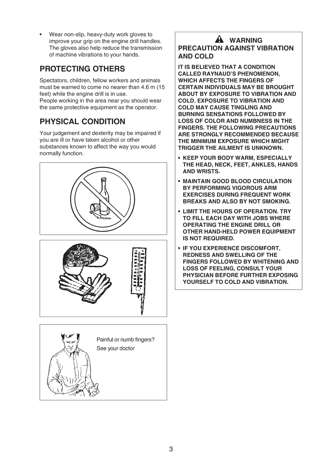 Echo X750-005 05 7, X750409-3607 manual Protecting Others, Physical Condition 