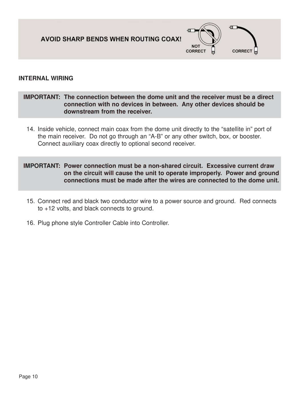 EchoStar 9630 LP manual Internal Wiring 