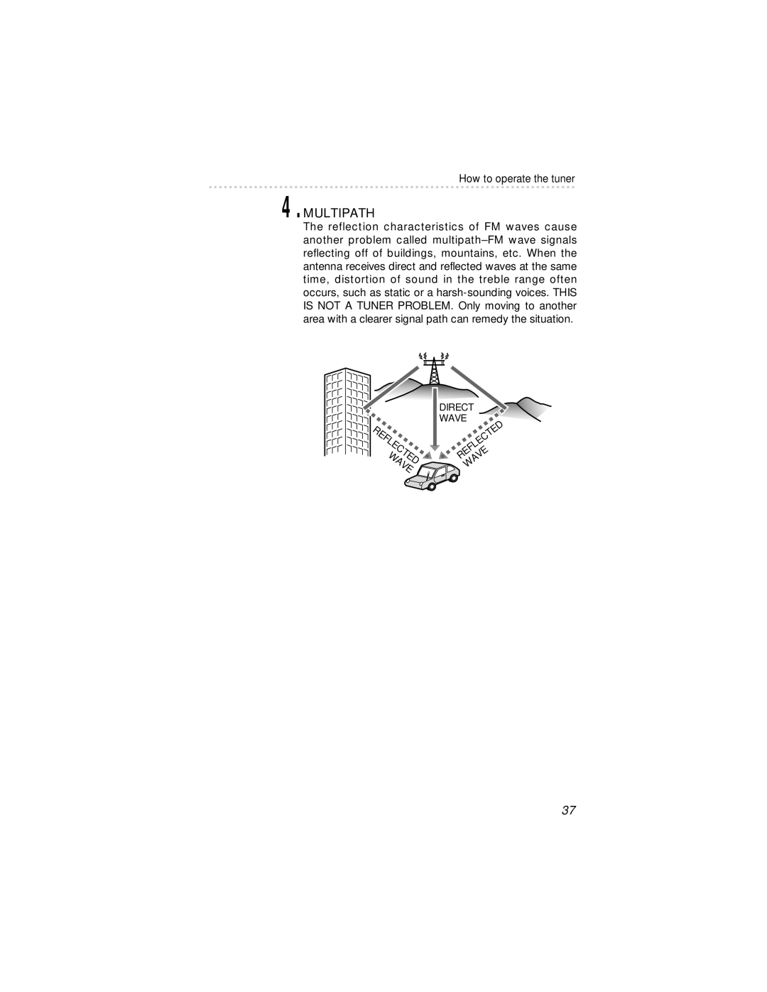 Eclipse - Fujitsu Ten 54420 owner manual Multipath 