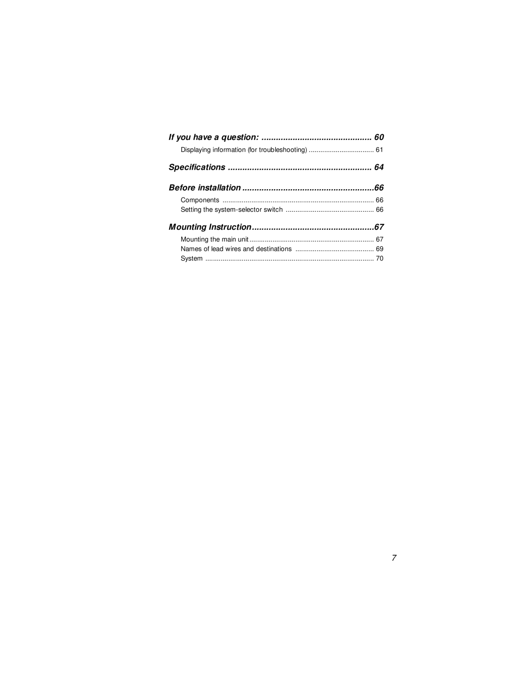 Eclipse - Fujitsu Ten 54420 owner manual If you have a question 