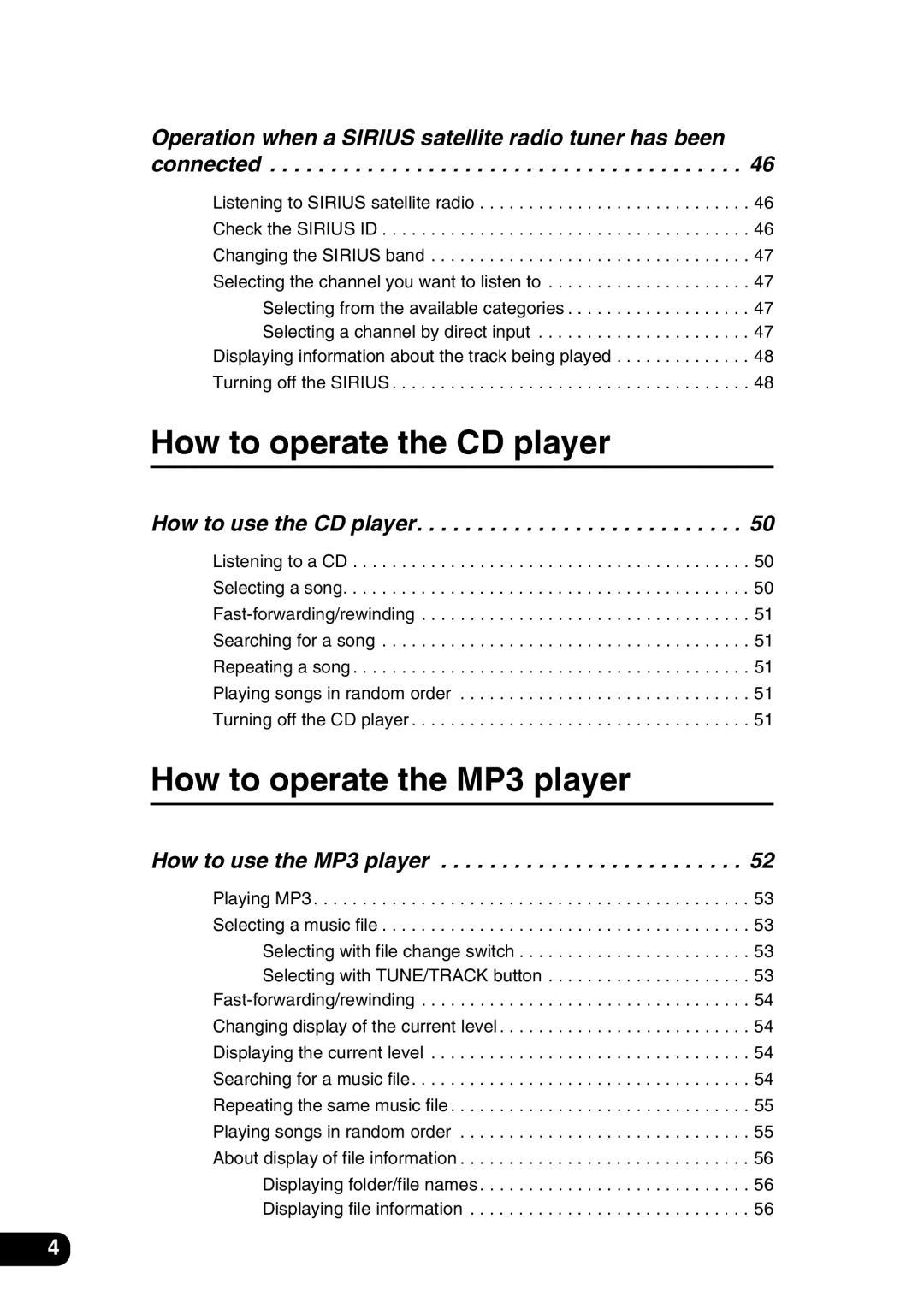 Eclipse - Fujitsu Ten AVN 30D manual How to operate the CD player 