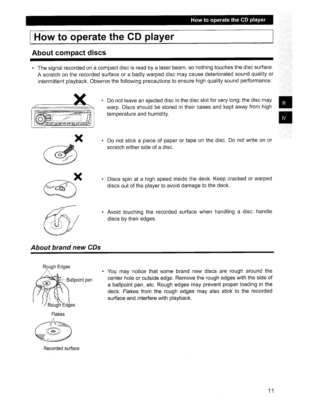 Eclipse - Fujitsu Ten CD1000 manual 