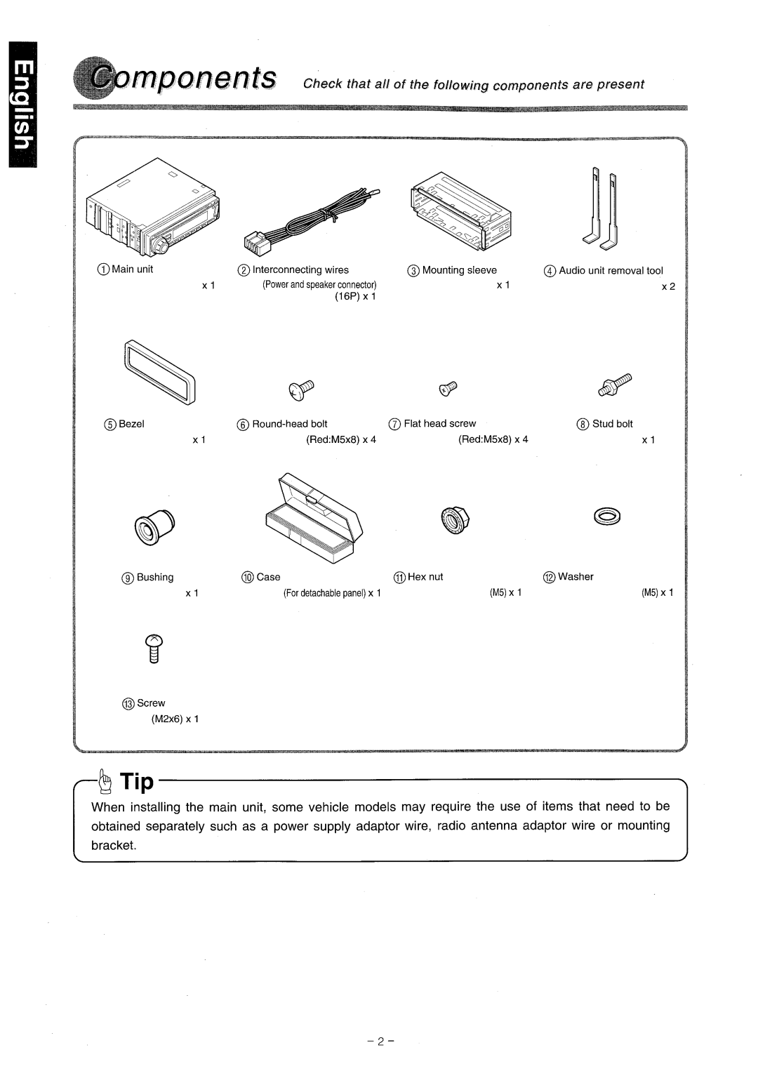 Eclipse - Fujitsu Ten CD1000 manual 