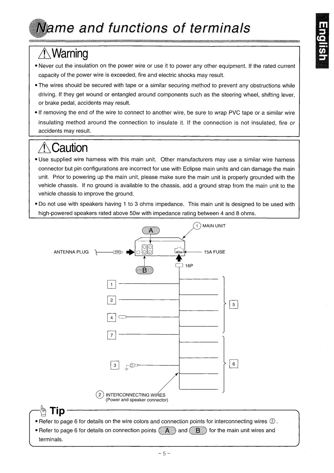 Eclipse - Fujitsu Ten CD1000 manual 