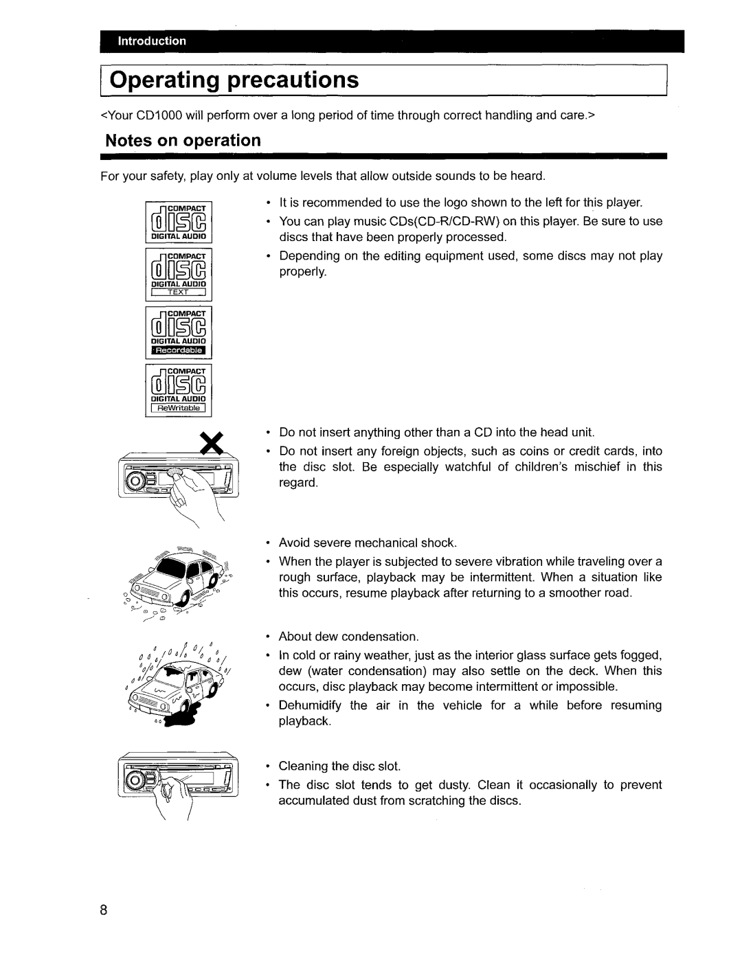 Eclipse - Fujitsu Ten CD1000 manual 