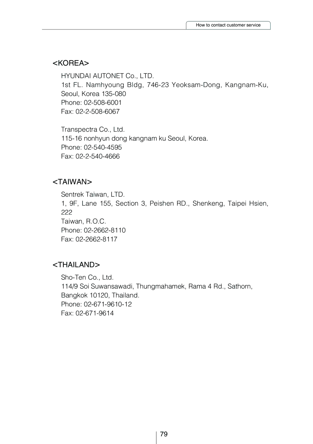 Eclipse - Fujitsu Ten CD3424 owner manual Taiwan 