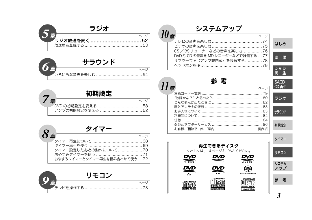 Eclipse - Fujitsu Ten PMX-300 manual おやすみタイマーとタイマー再生を組み合わせて使う, Dvd や Cd の音声を Md レコーダーなどで録音する, サブウーファ（アンプ非内蔵）を接続する 