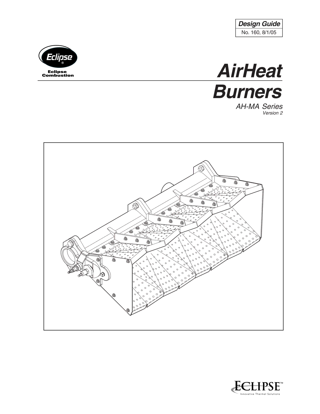 Eclipse Combustion AH-MA manual AirHeat Burners 