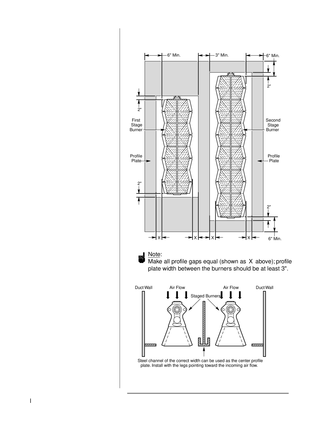 Eclipse Combustion AH-MA manual Air flow 