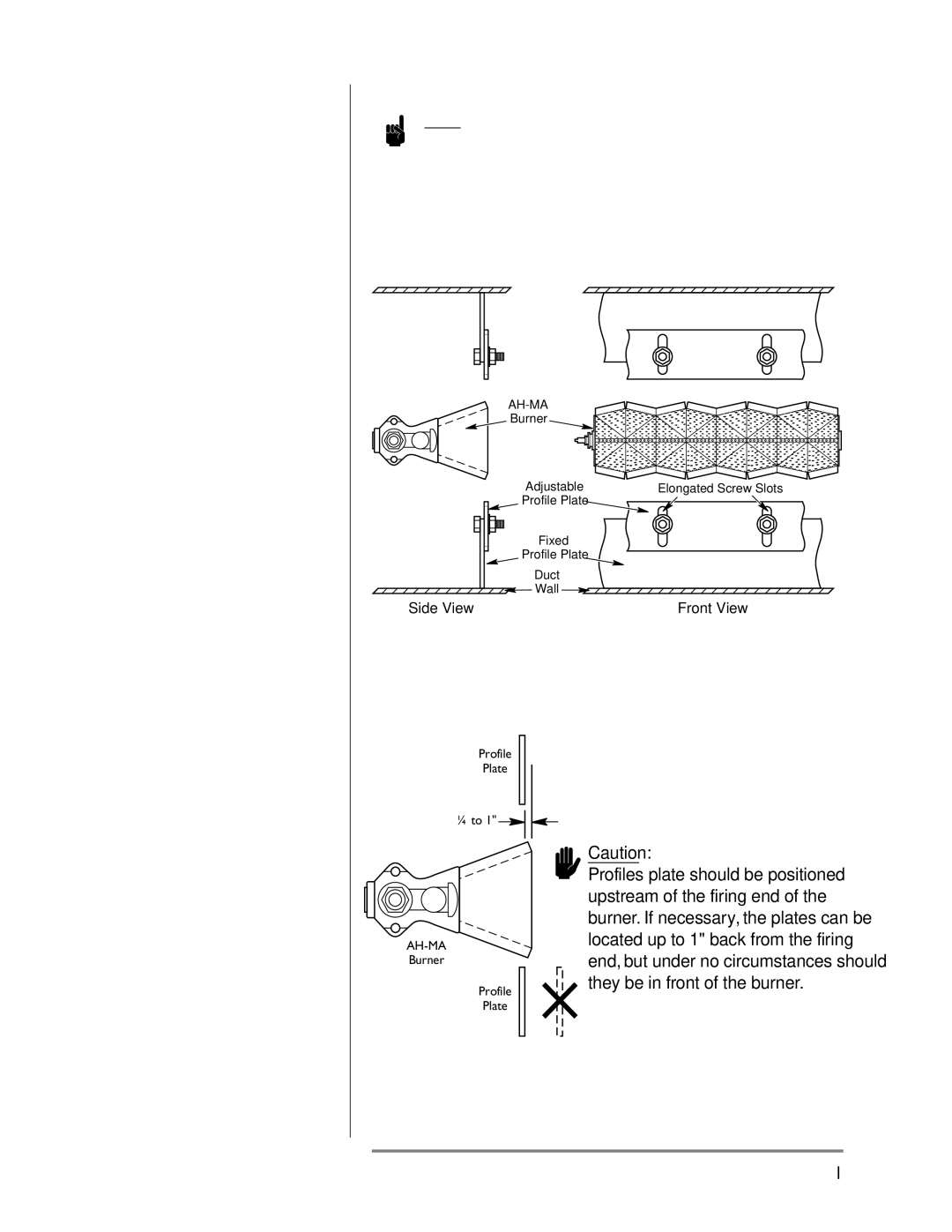 Eclipse Combustion AH-MA manual Fixed 