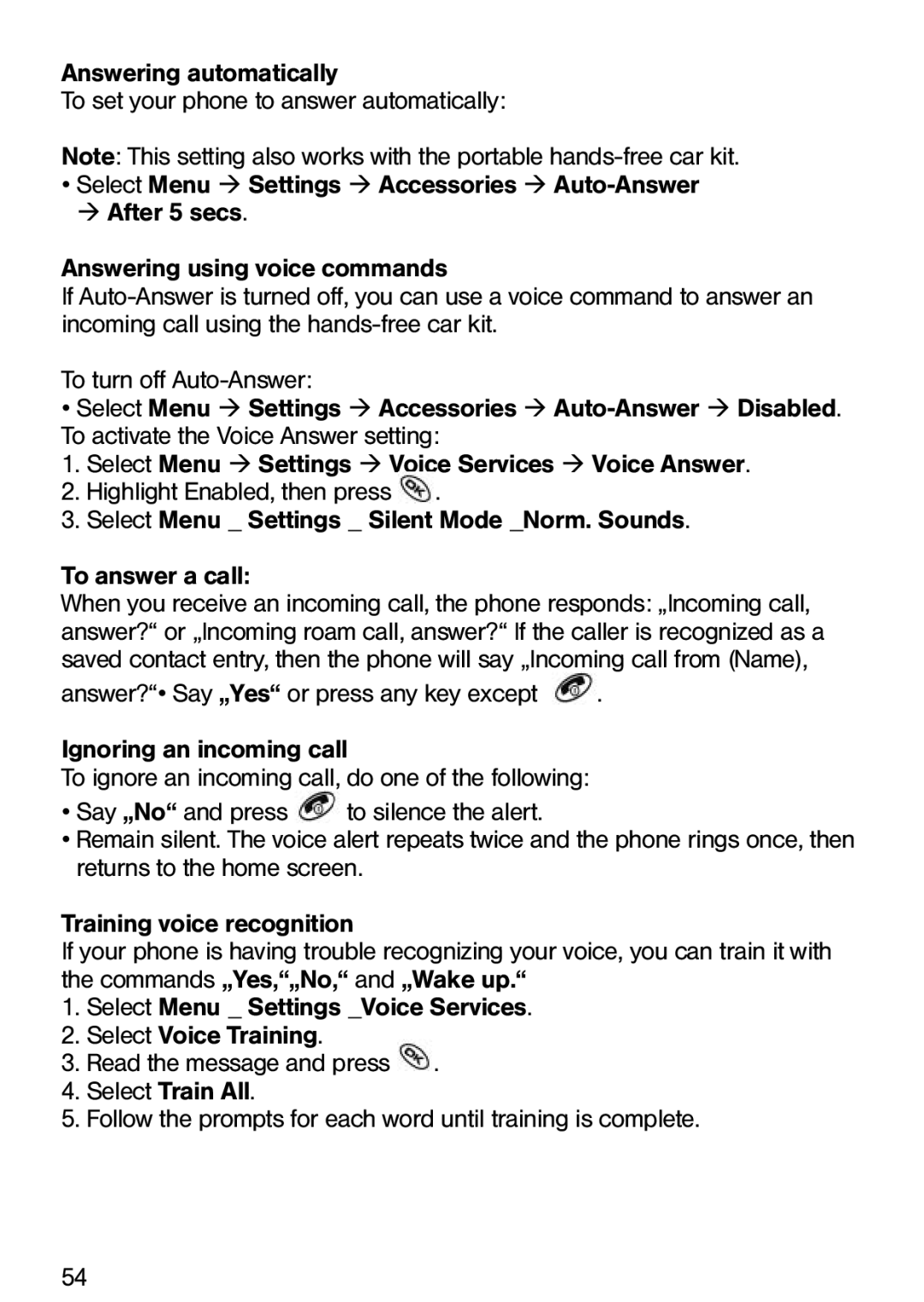 Ecom Instruments Ex-CDMA 02 manual Read the message and press 