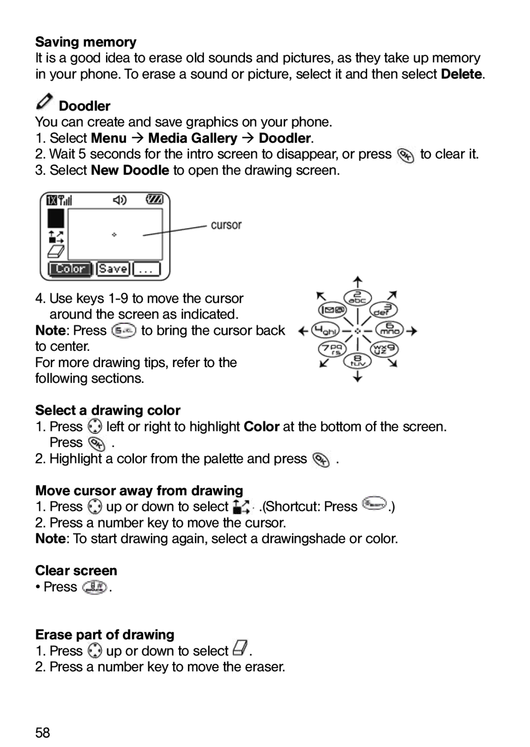 Ecom Instruments Ex-CDMA 02 manual Saving memory 