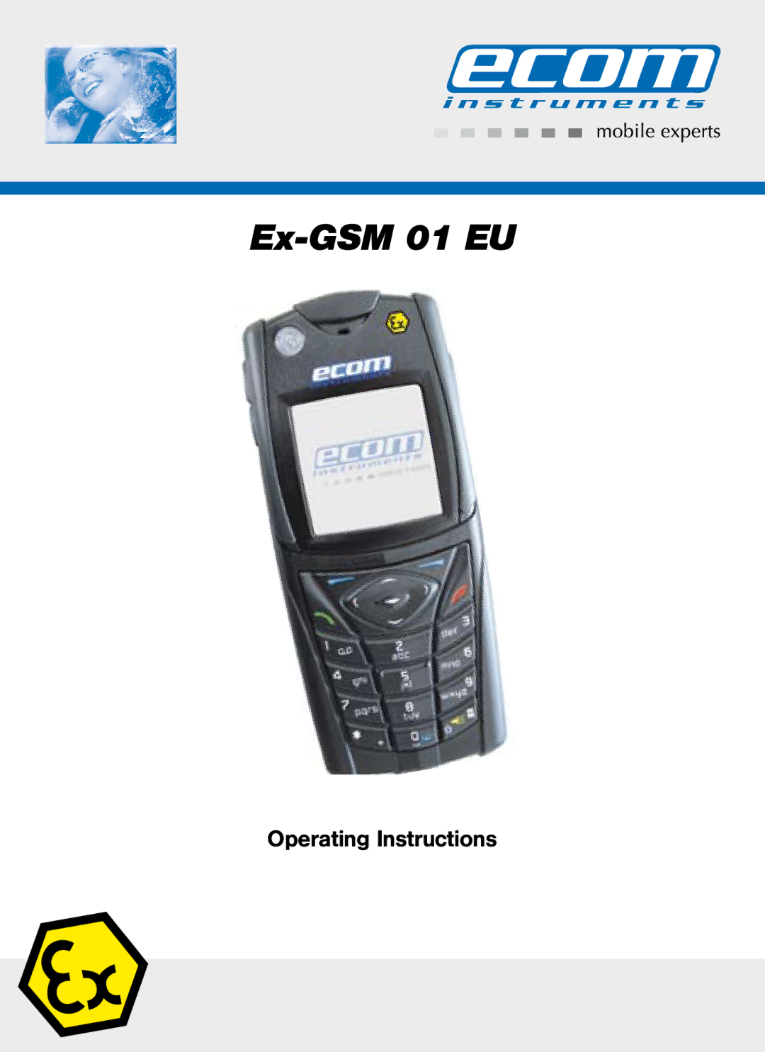 Ecom Instruments Ex-GSM 01 EU operating instructions 