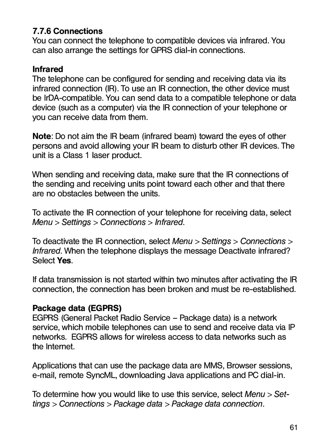 Ecom Instruments Ex-GSM 01 EU operating instructions 