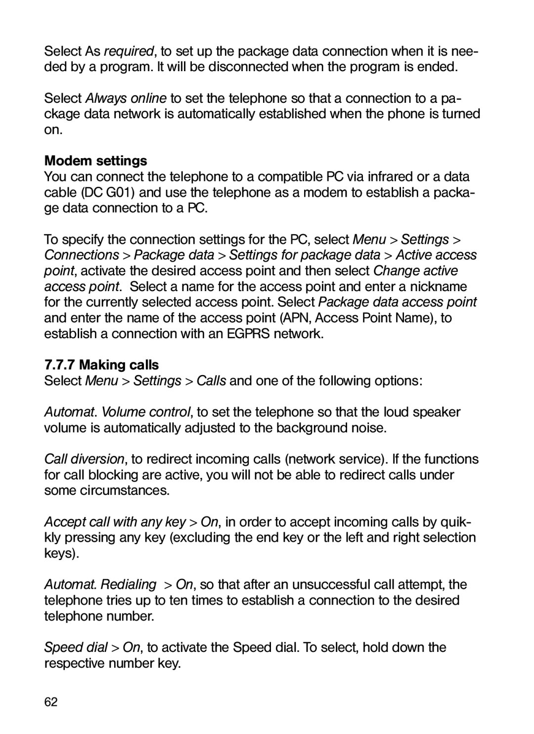 Ecom Instruments Ex-GSM 01 EU operating instructions 