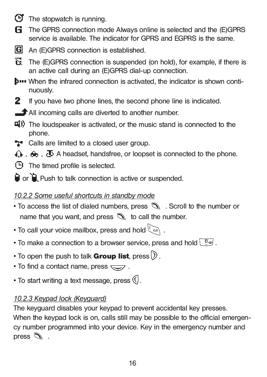 Ecom Instruments Ex-GSM 01 manual Stopwatch is running 